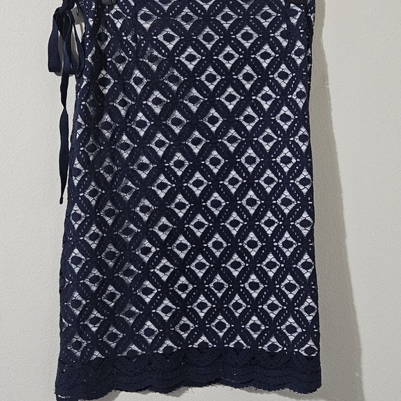 Max Studio Lace Overlay Skirt - Picture 5 of 5